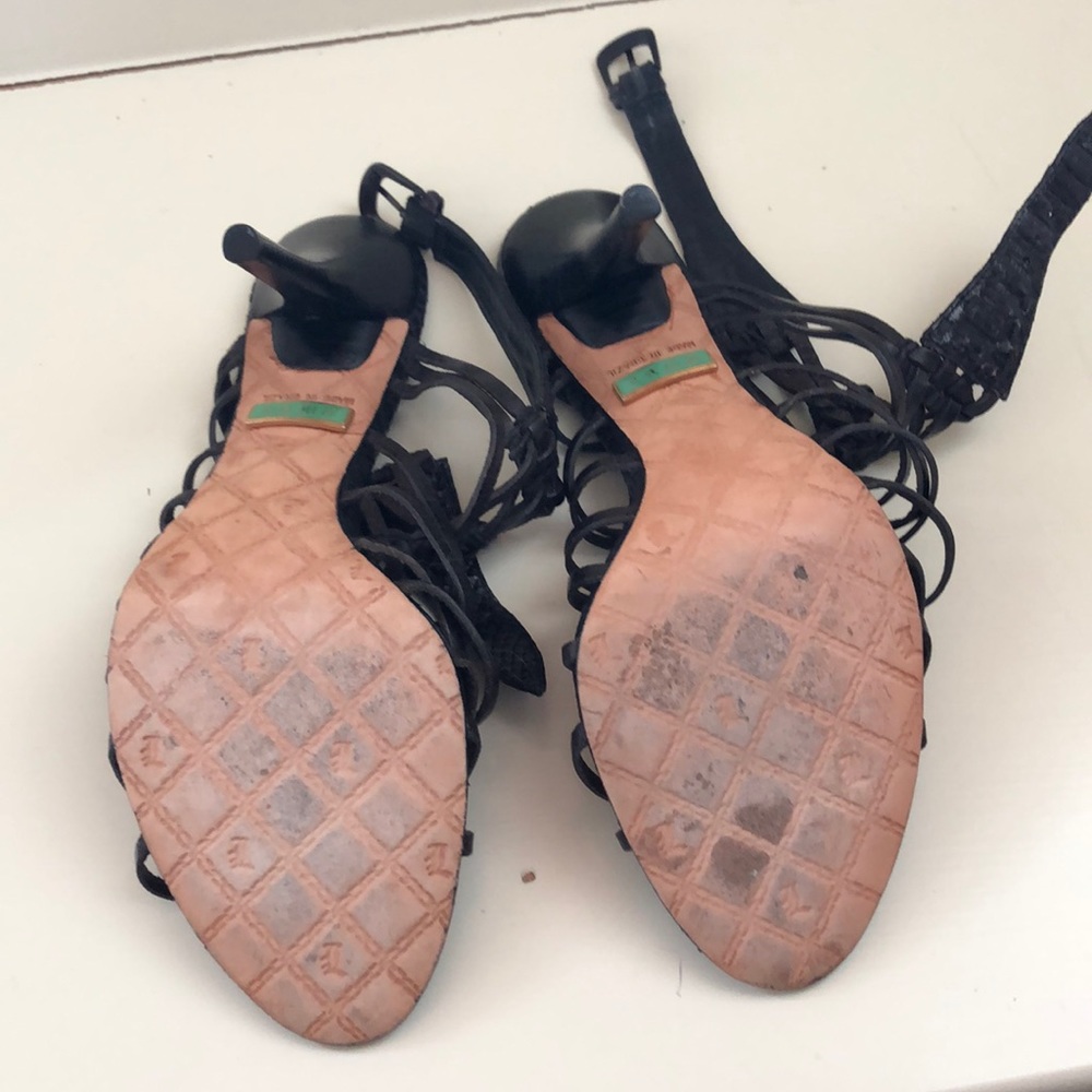 LAMB dark brown straps sandals - Picture 3 of 6
